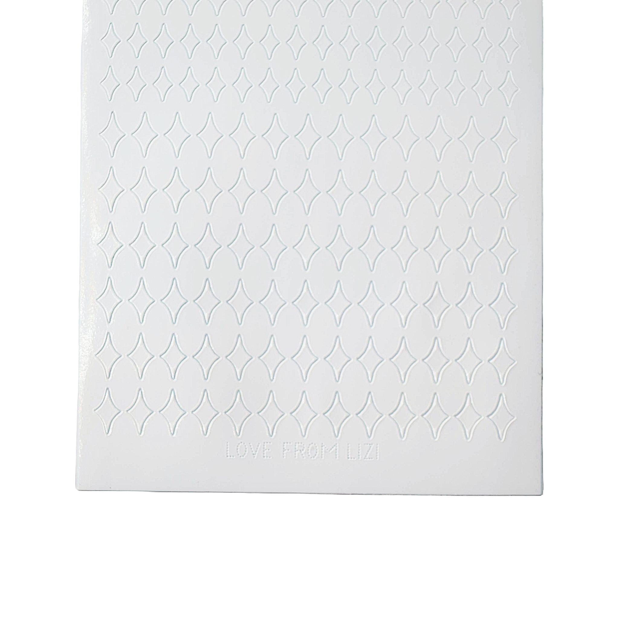 Mini Twinkle White Peel-Off Stickers